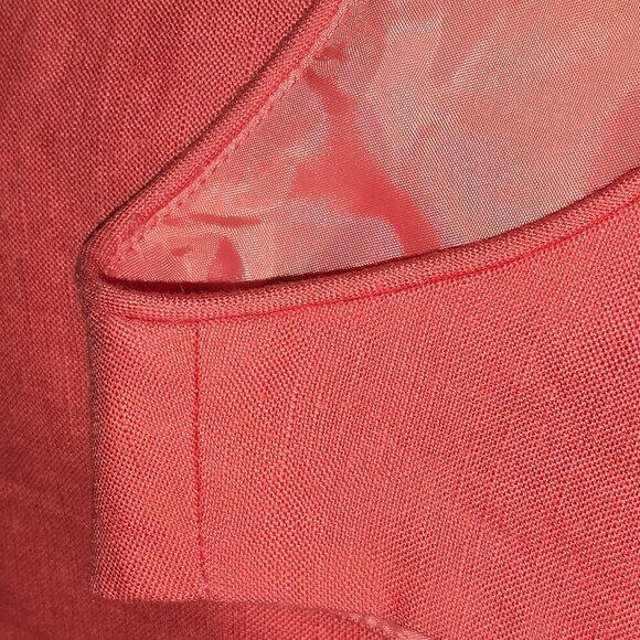 JESSICA HOWARD LINEN BLEND SHEATH DRESS IN AZALEA PINK LINED SIZE 14 EUC - Picture 2 of 6